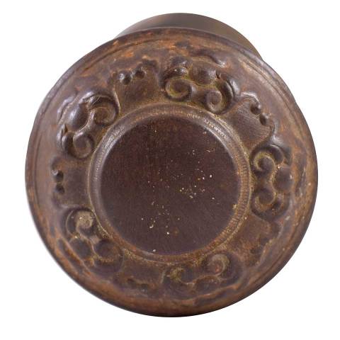#28740 Yale & Towne Nubian Doorknobs image 4